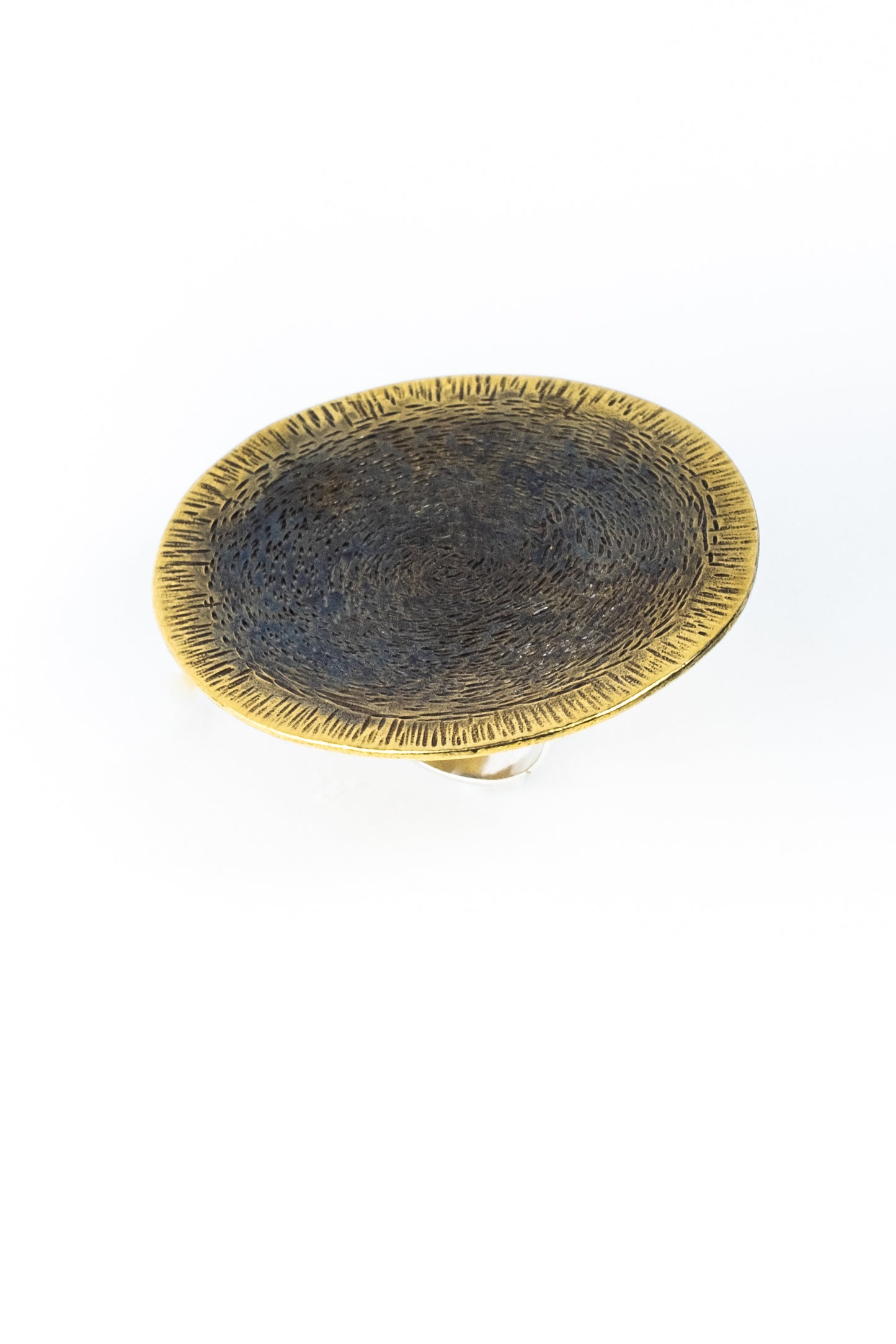 Large Disc Ring - Statement Ring
