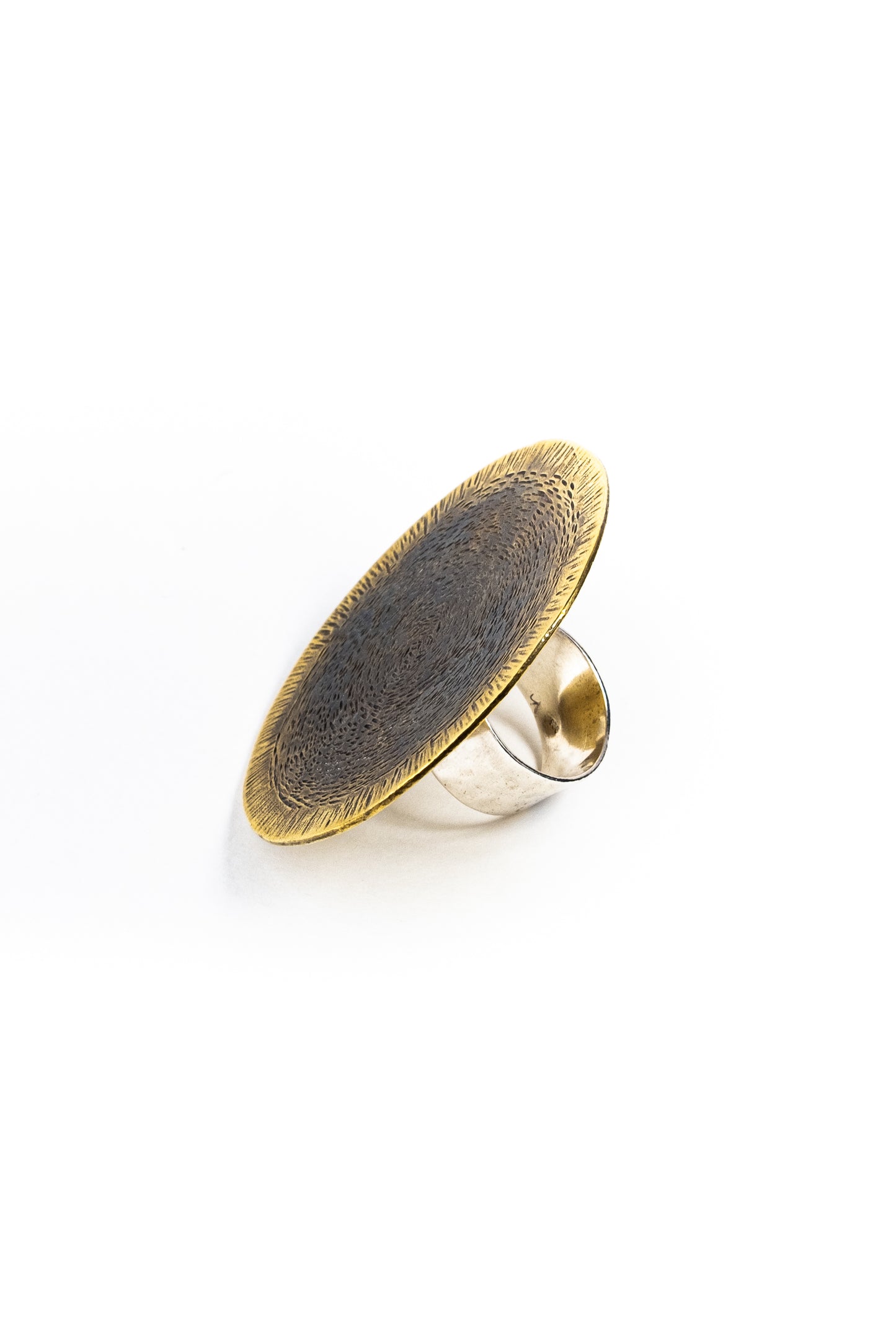 Large Disc Ring - Statement Ring