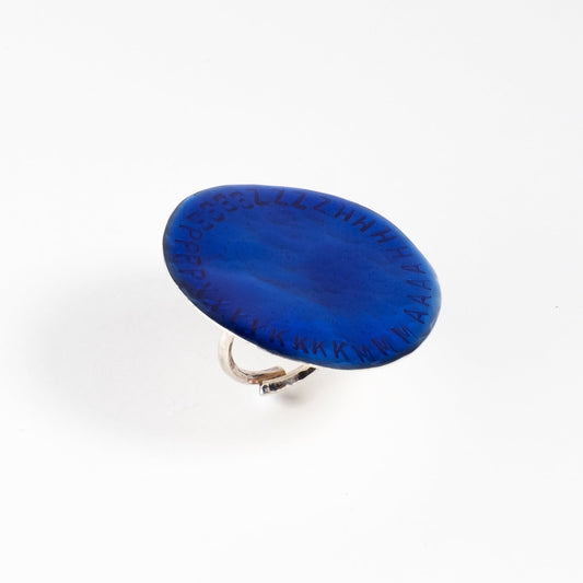 Blue Lake Disc Ring