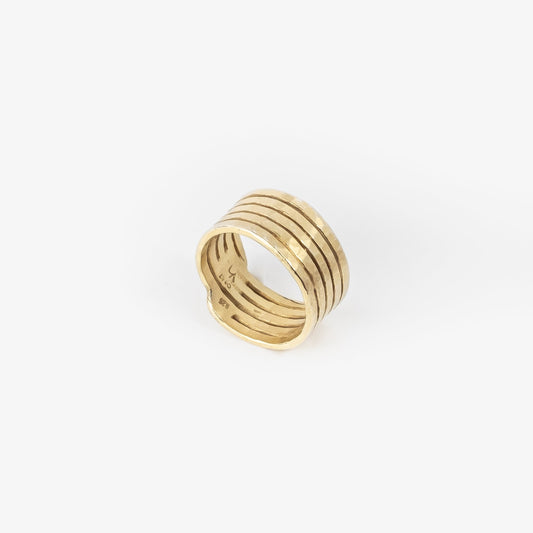 Spinned Gold Ring