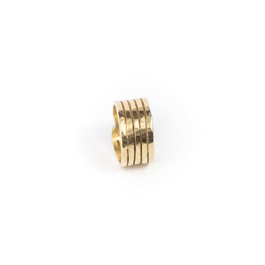 Spinned Gold Ring