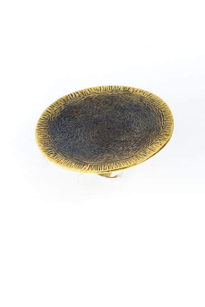 Large Disc Ring - Statement Ring