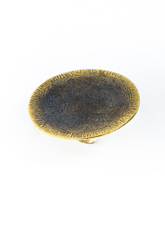 Large Disc Ring - Statement Ring