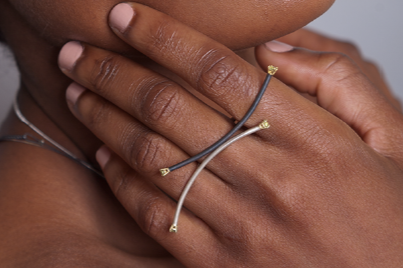Karma Two Fingers Ring