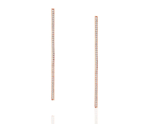 Cupid Bar Long Earrings